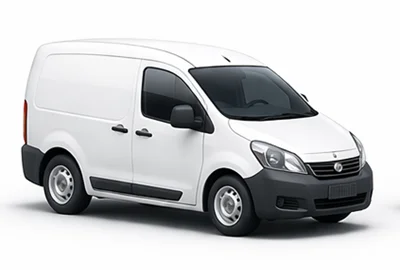Frachtführer Kleintransporter Renault kangoo in Wondelgem Belgien
